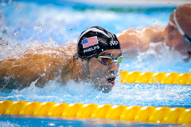 Michael Phelps Swimmer’s Body Illusion